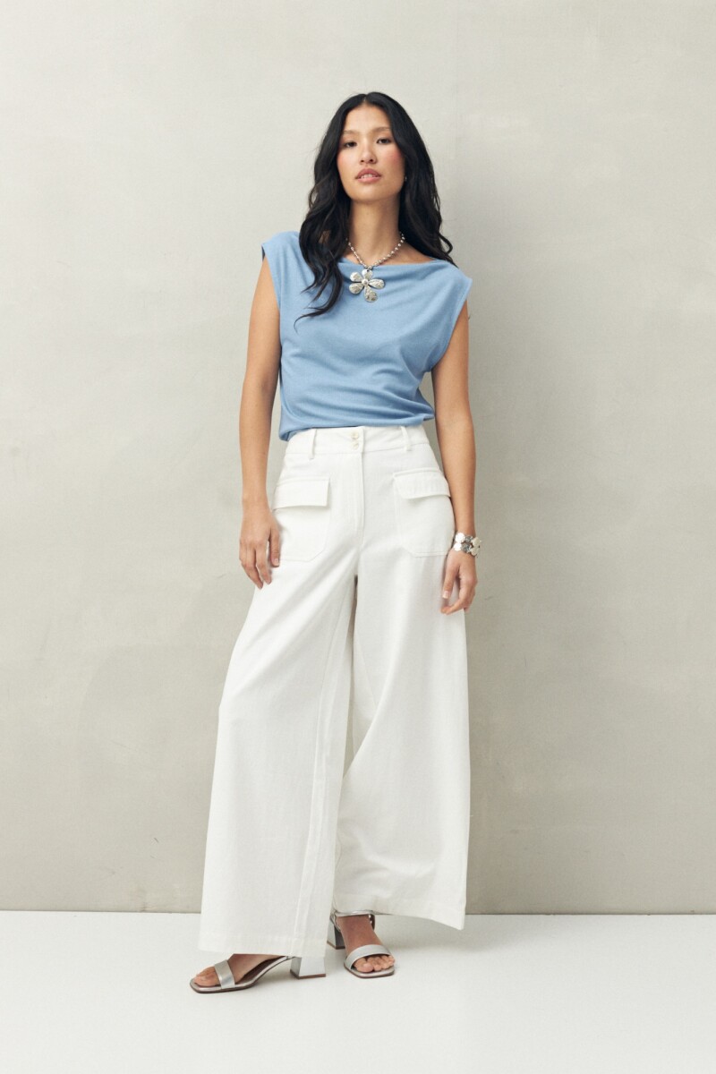 TOP MATEO Azul Melange