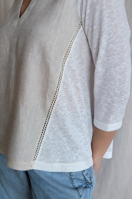 Blusa Faro Beige Melange