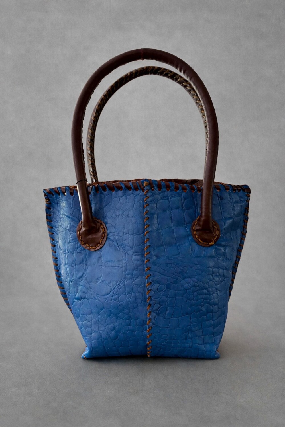 Medium All Season Bag Azul Bolita / Chocolate