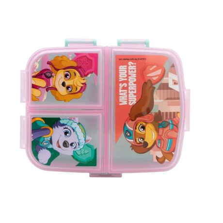 Lunchera infantil c/ compartimentos Paw Patrol Skye Rosa