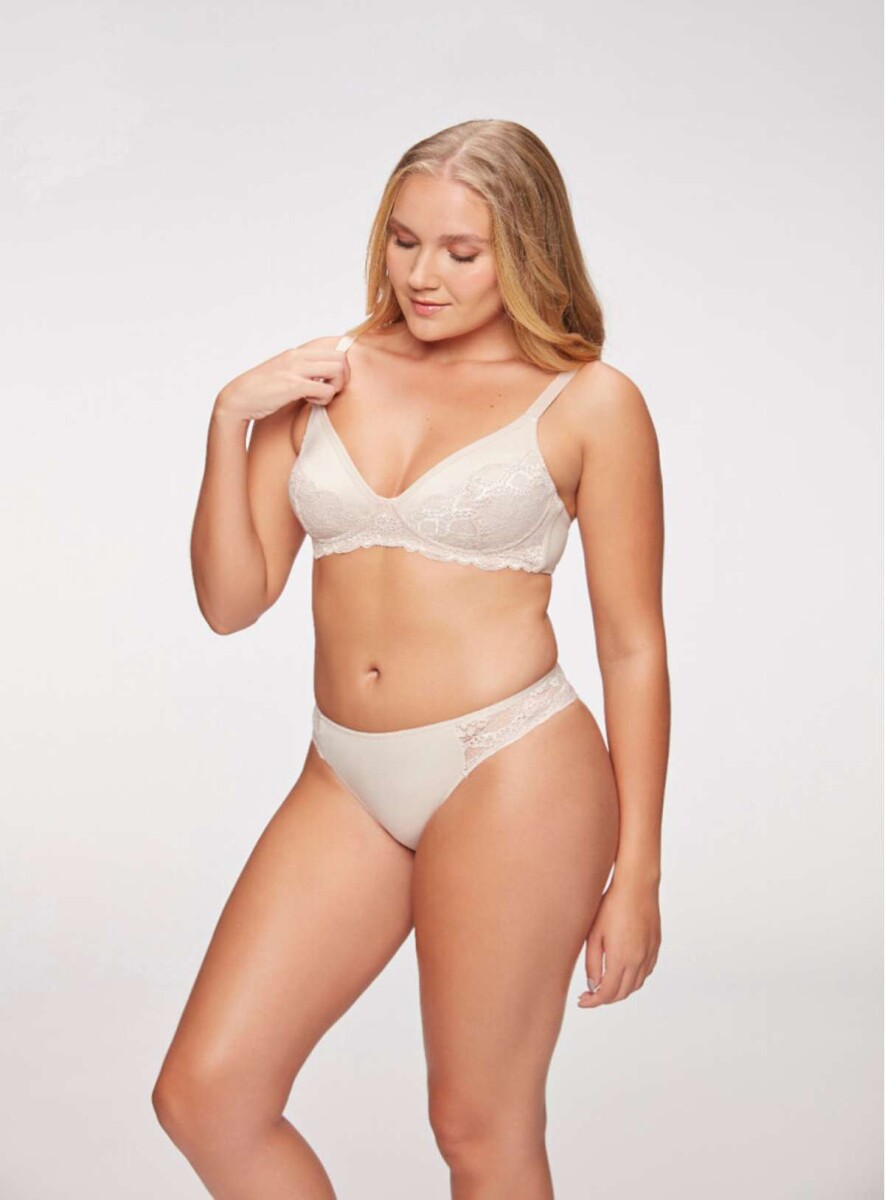 havana soutien puntilla & microfibra - Rosa antique 