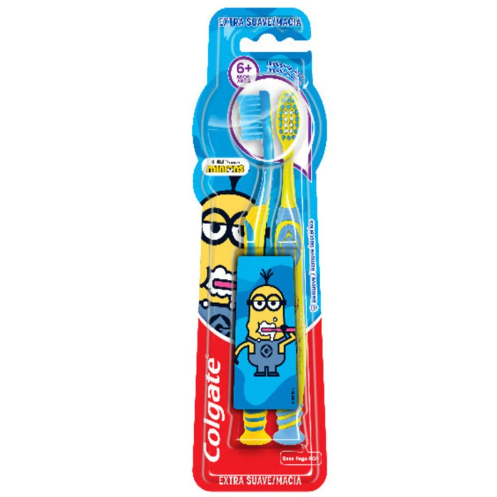 COLGATE MINIONS CEPILL SMILES 2PK 6+AÑOS