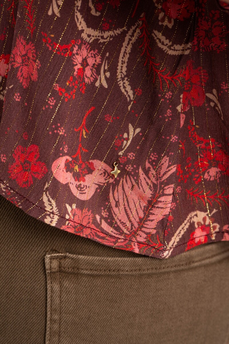 Blusa Estampada Manga Larga Print