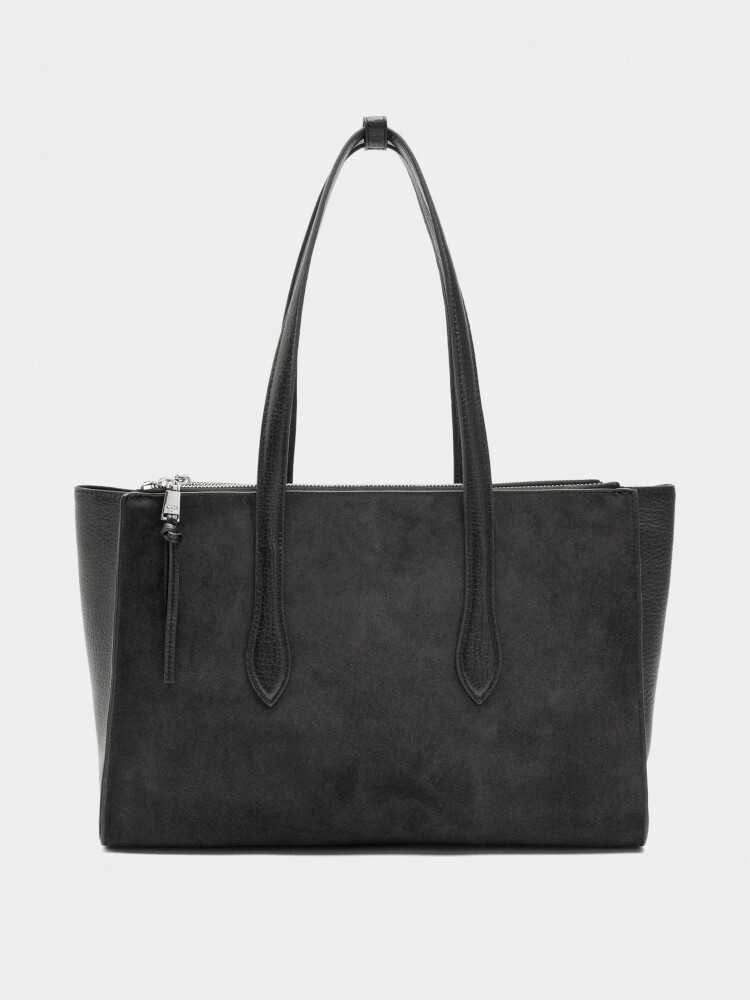 Bolso Para Portátil 15" Con Piel negro