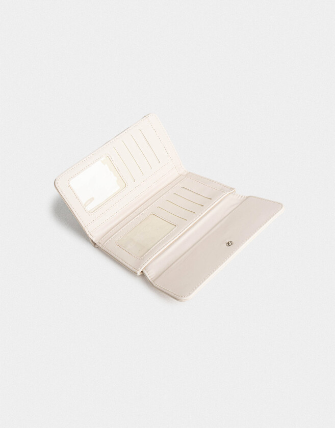 Ficheros Boho Billetera Fichero Bordada - Blanco Crudo