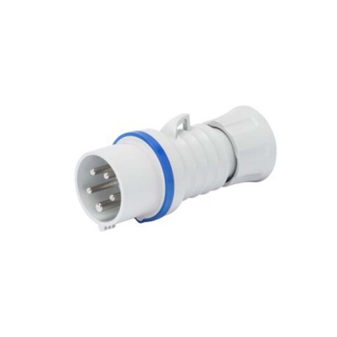 Ficha industrial 3P+T 16A 9HS 220V azul GG0005FH