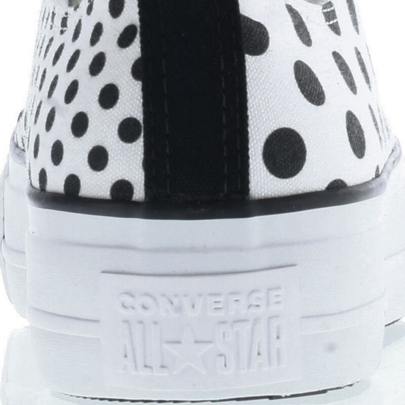 Championes Unisex Converse Chuck Taylor Lift Blanco - Negro