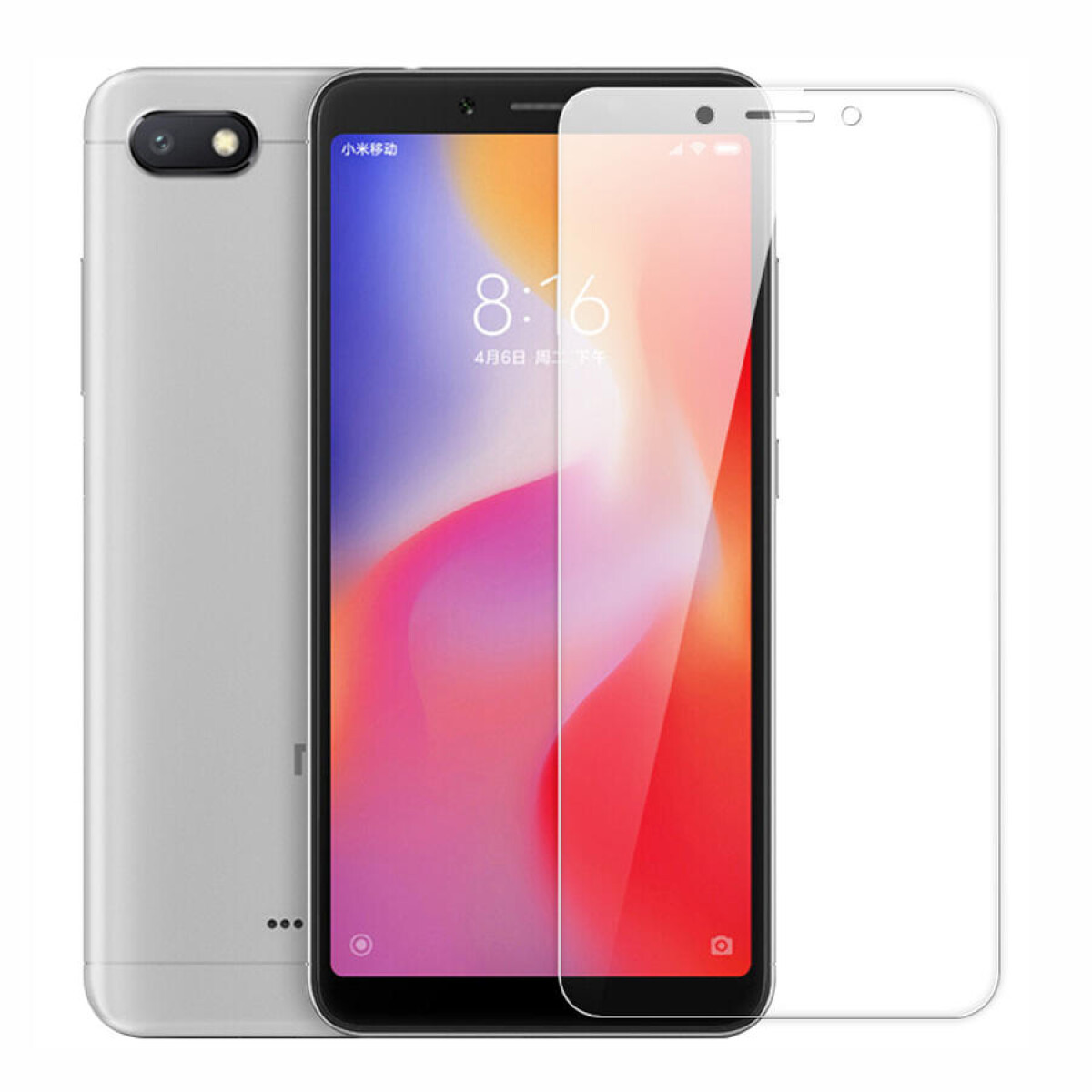 Vidrio templado protector para celular Redmi 6 y 6A 