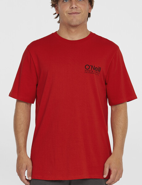 Remera O'Neill Cali Logo Rojo