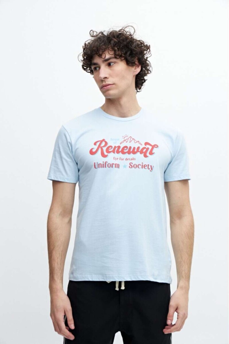 Remera Bincent - Celeste 