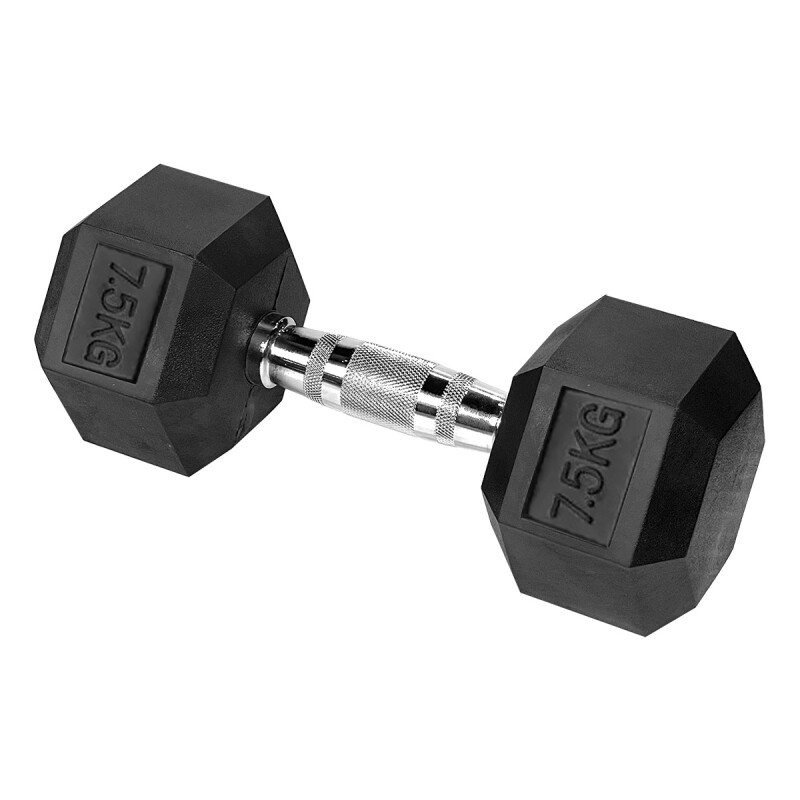 Mancuerna Hexagonal Active 7.5 Kg Negro