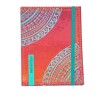 AGENDA REMEMBER SENIOR 1470 TAPA MANDALA CELESTE Y FONDO ROJO