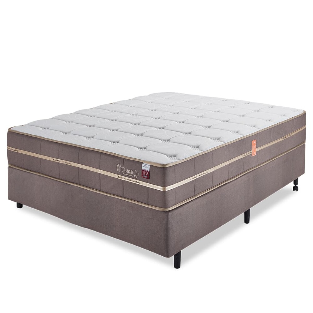 Colchón De Resortes Detroit 2 Plazas 138 x 188 x 30 cm 