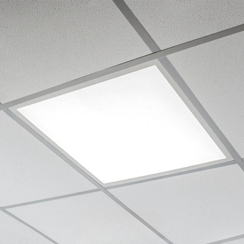 Plafón Led Cuadrado De Empotrar Luz Fría 50w 60x60cm Blanco