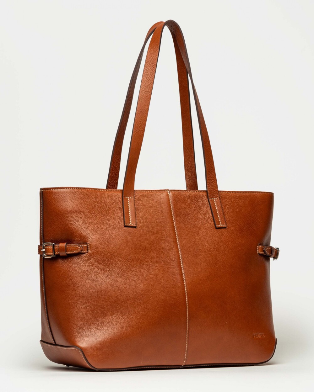 Bolso Sophie en cuero liso Cuoio