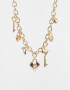 Collares Cortos Con corazón Collar Corto Multidijes Corazón - Dorado