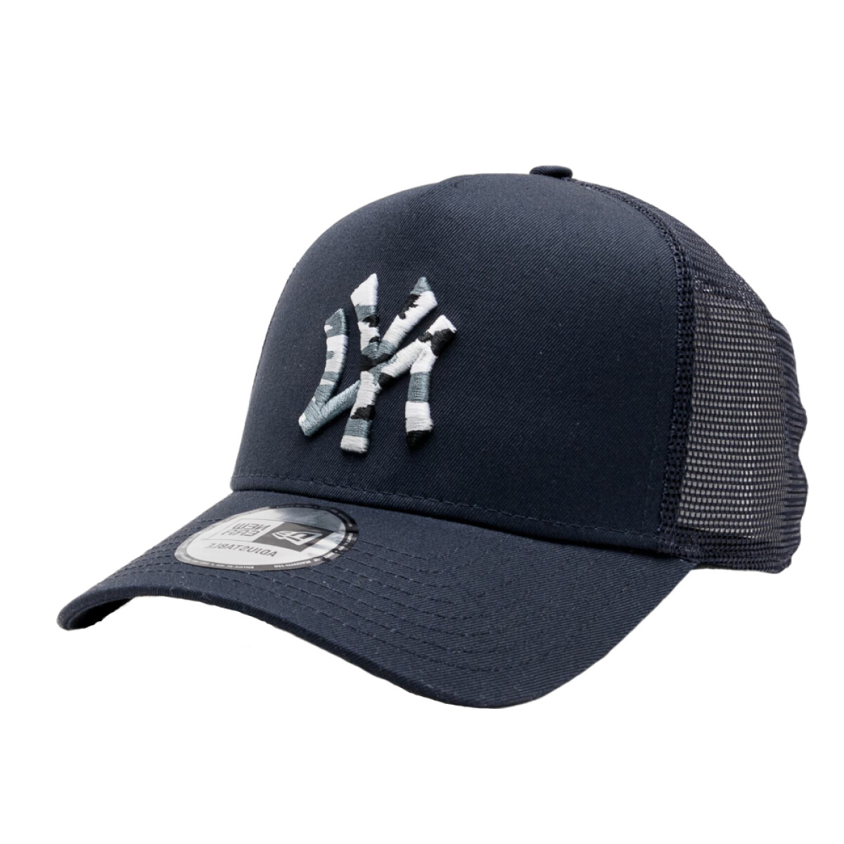 Gorro New Era Trucker New York Yankees - Azul/Camo 