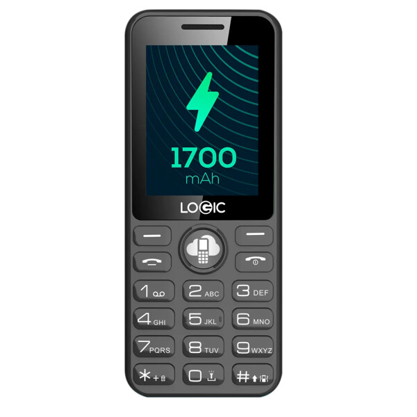 Logic C10l Adulto Mayor Cámara Bluethoot Redes Sociales CEL LOGIC C10L 24MB ROM/16MB RAM NEGRO