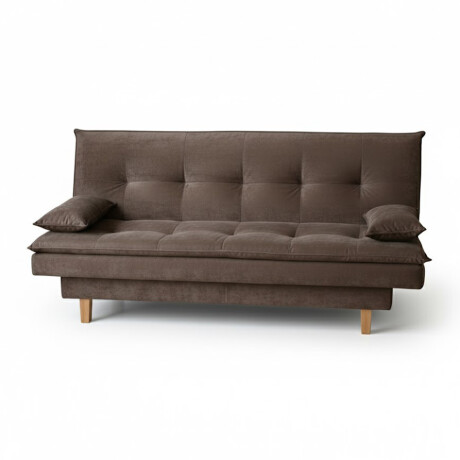 SOFÁ CAMA SILLÓN TAPIZADO COLOR MADERA