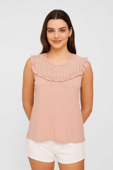Musculosa Whitaker Rosa Viejo
