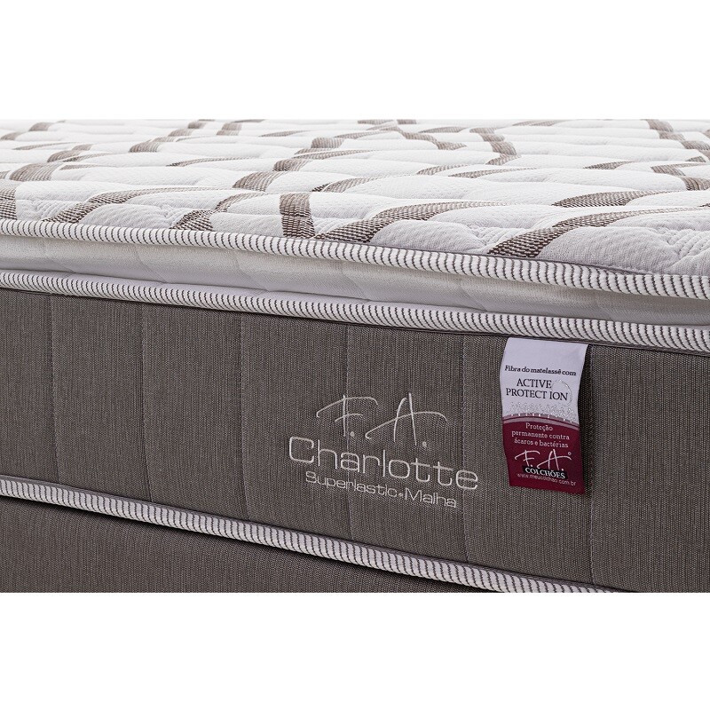 Somier Resorte Charlotte 2 Plazas 138 x 188 x 26