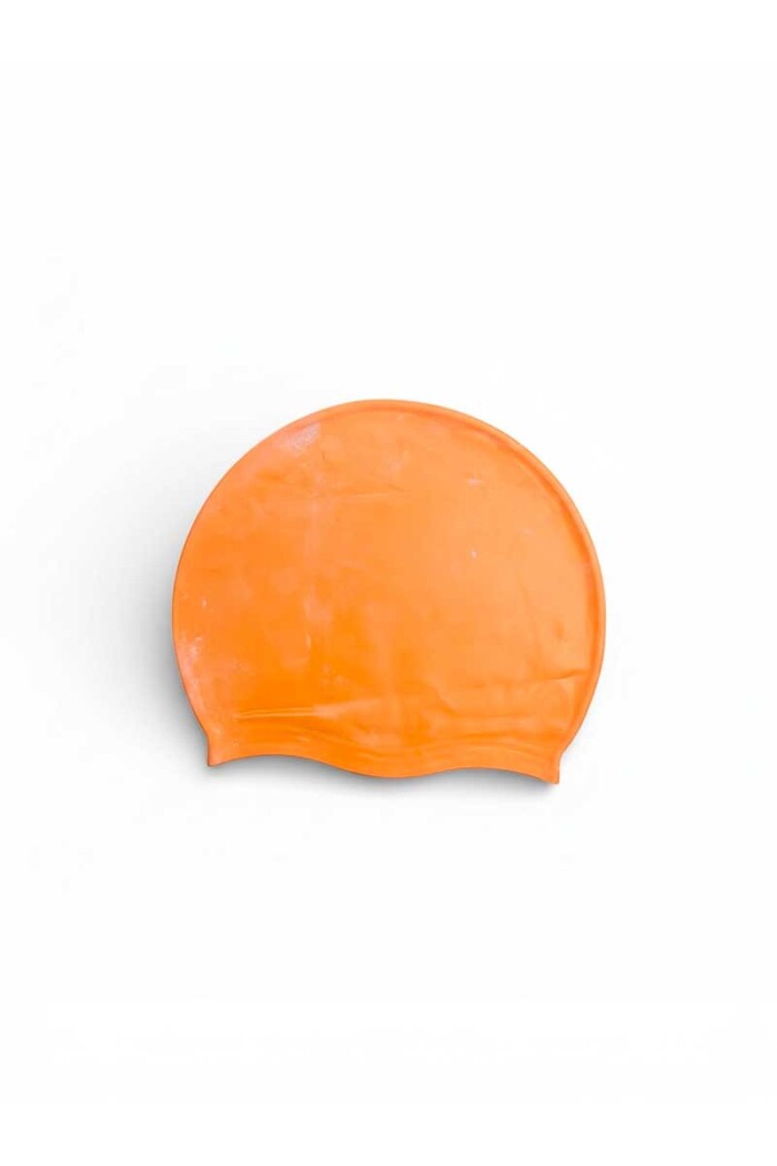 GORRA PISCINA SILICONA Naranja