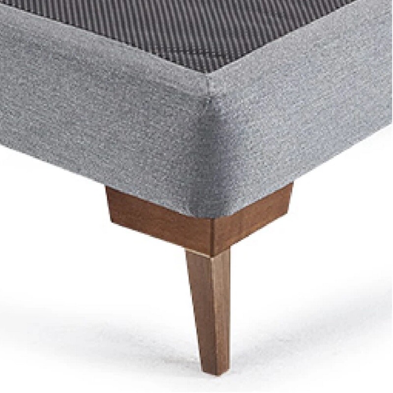 Box Wave Gris 2 Plazas