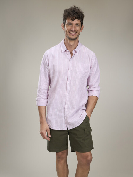 SHIRT SAVANNAH 5.0 ROSA RAY. BCO.