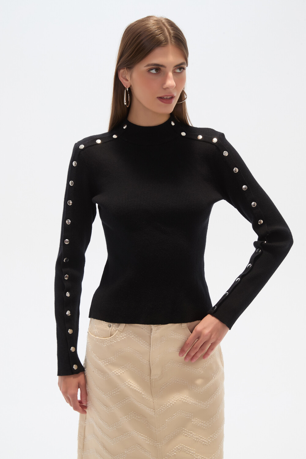 Sweater Caddie Negro