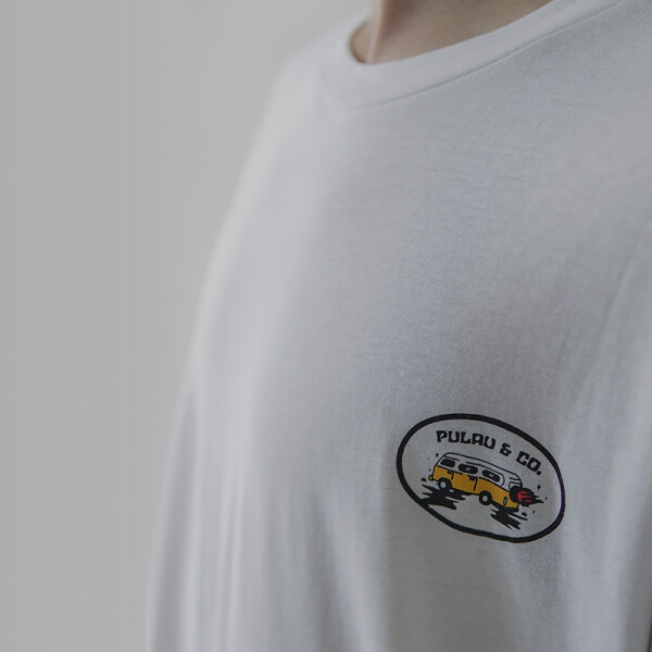 Remera Pulau Combi Blanco