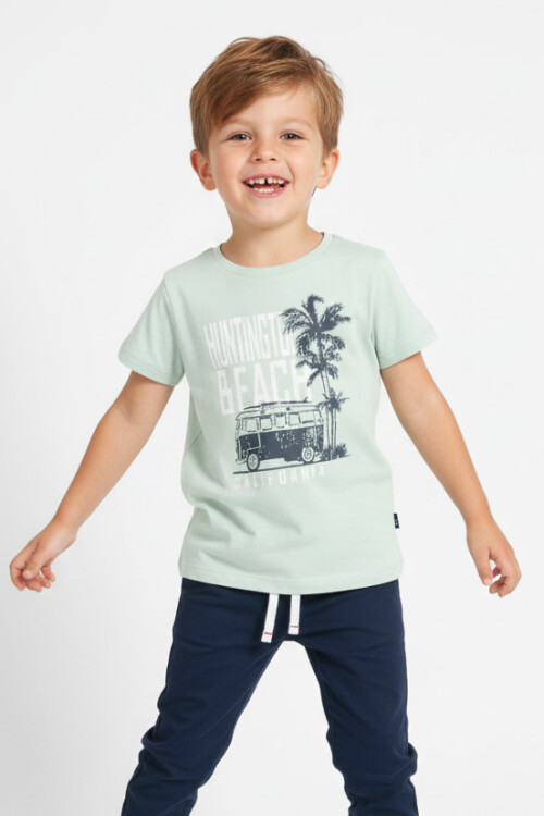 Remera estampada VERDE MENTA