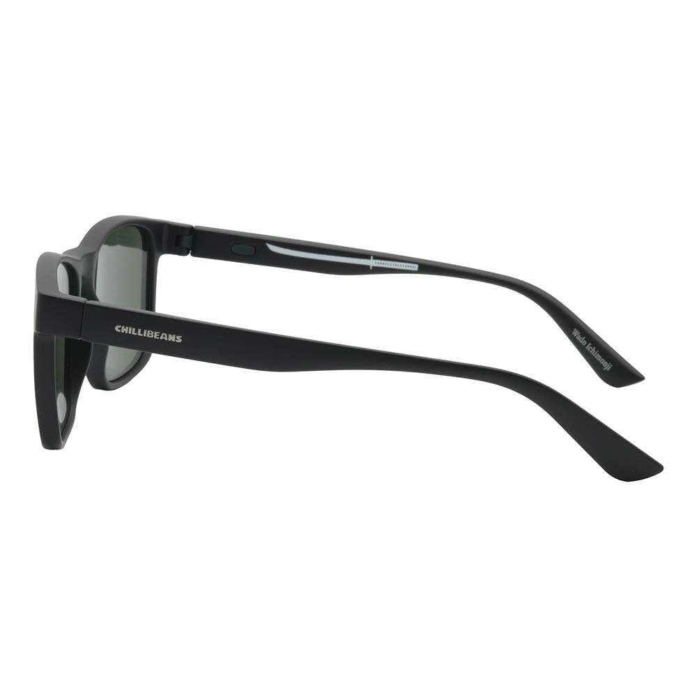 Lentes De Sol One Piece Bossa Nova De Policarbonato Verde/Negro