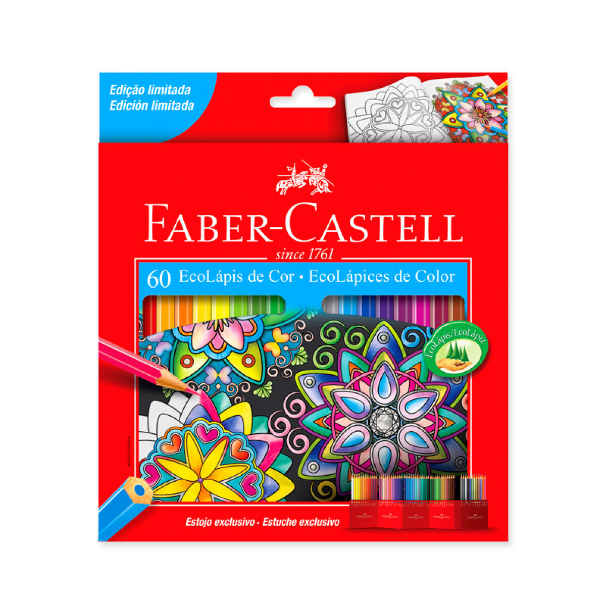 Lápices de colores Faber-Castell x 60 