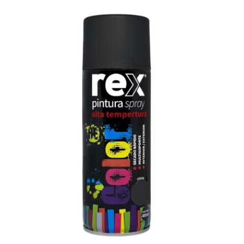 Pintura Aerosol Spray Alta Temperatura Secado Rápido Negro Pintura Aerosol Spray Alta Temperatura Secado Rápido Negro