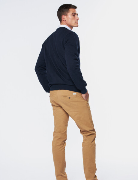 PANTALÓN SKINNY CON SPANDEX Camel