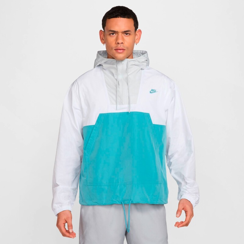 Abrigo Nike Club Marina Anrk Gfx de Hombre Blanco