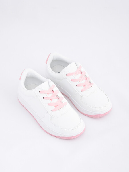 Zapatilla deportiva Blanco Y Rosa