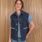 Chaleco Moto Denim stripped