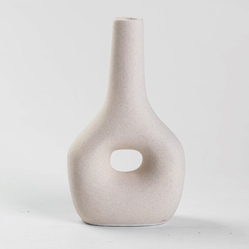 FLORERO CERAMICA 13x7x23CM LAGRIMA BLANCO FLORERO CERAMICA 13x7x23CM LAGRIMA BLANCO