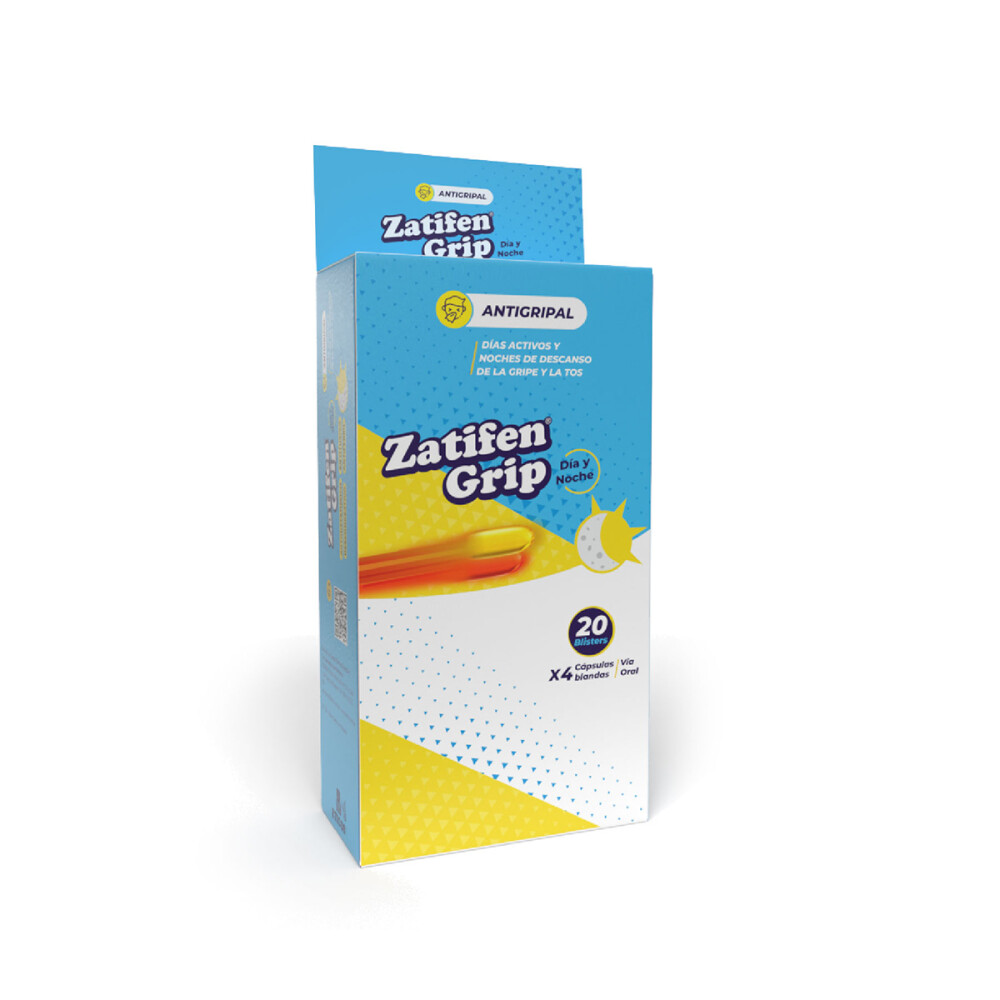 ZATIFEN GRIP D/N CAPS. EXHIB. X 20 BLIST única