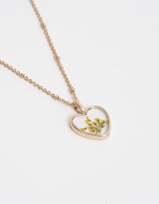 Cadena Corta con Dije Birthflowers Cortos Con Birthflowers - Dorado