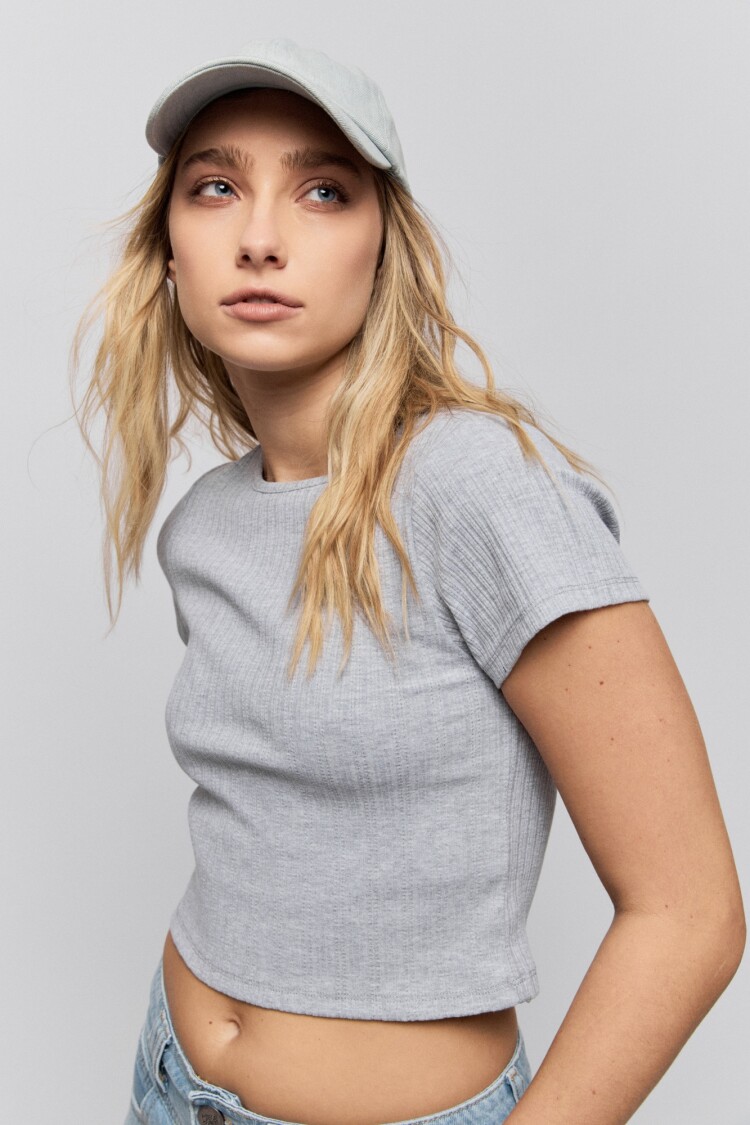 REMERA SESTIERE Gris Melange