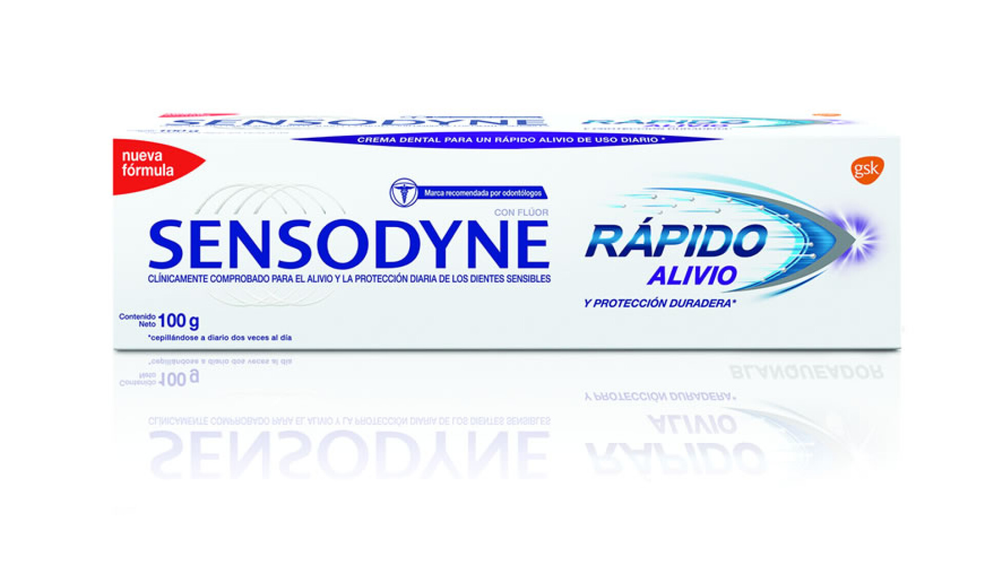 Pasta Dental Sensodyne Rápido Alivio 100 g – Protección contra la Sensibilidad Dental 