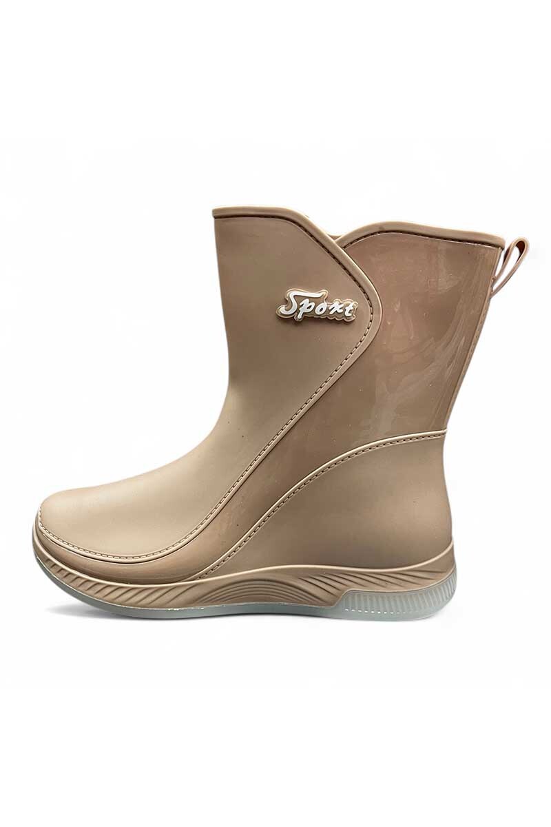 BOTA DE LLUVIA ADULTO SPORT CON FORRO DESMONTABLE Beige