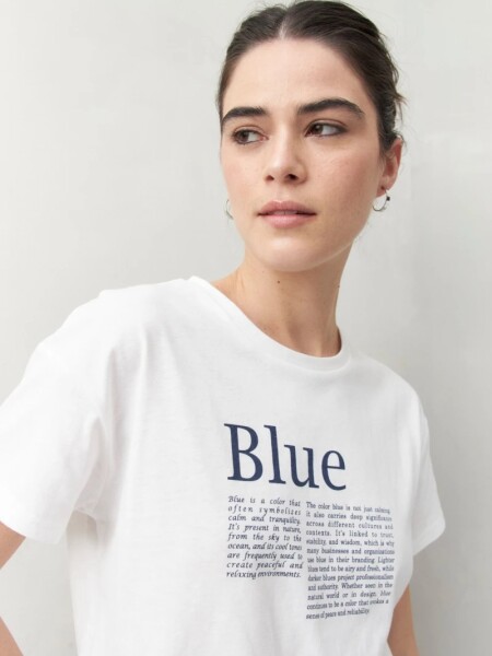 T-SHIRT D.CASSIN RIMENA BLANCO