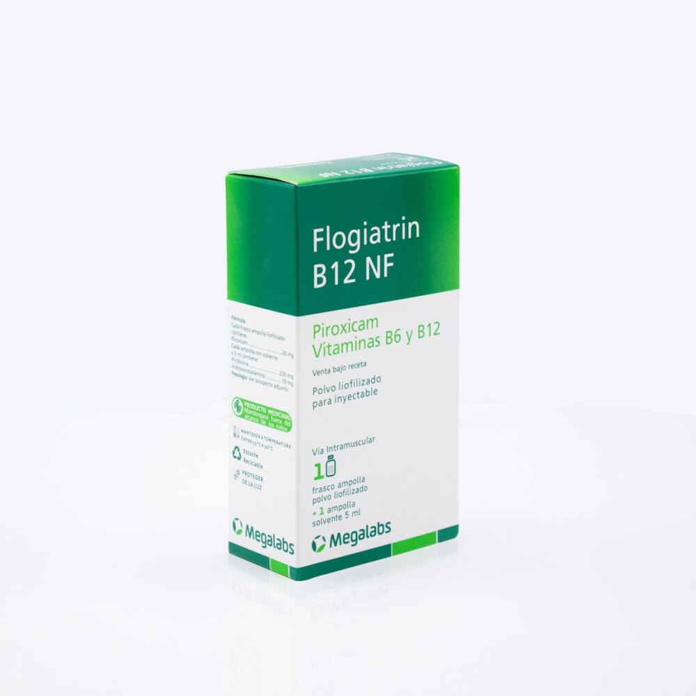 FLOGIATRIN B12 NF (FCO AMP.+AMP. DIL) CJ única