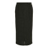 VMRITA HW 7/8 SKIRT JRS BTQ B-15 1 BLACK w GOLD