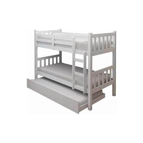 TRICAMA CUCHETA 1 PLAZA MDF-Y-PINO BLANCO B102