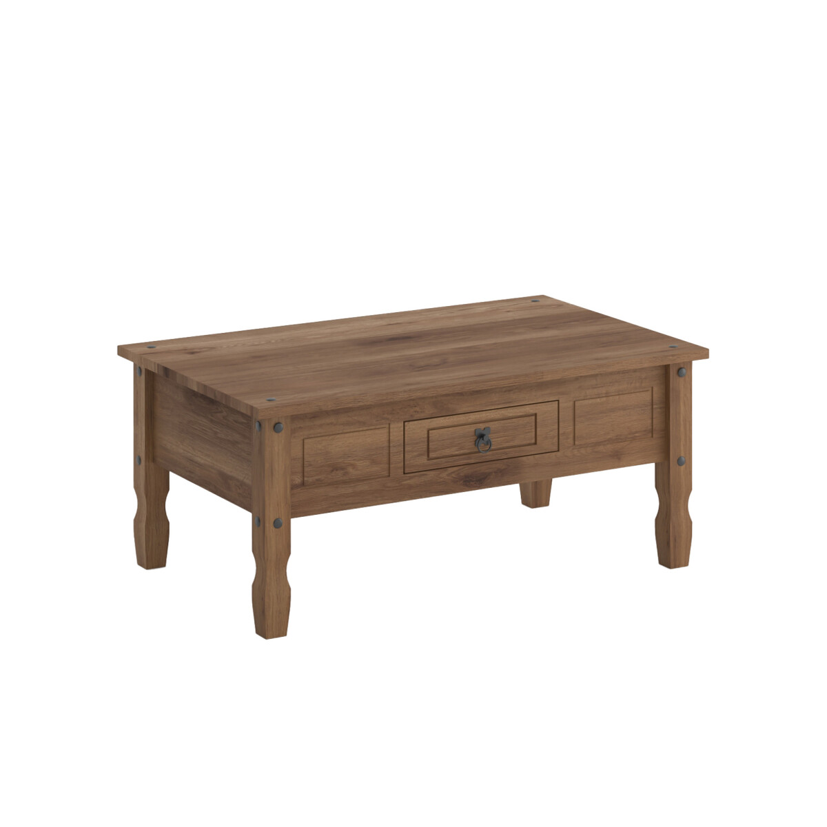 Mesa de Centro - Linea Mexicana - 100x60cm - Nogal 