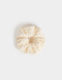 Skunzies Animalito Scrunchie Texturada - Blanco Crudo